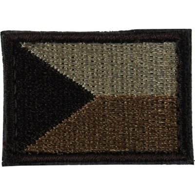 Textilní nášivka Vlajka ČR 35x25 mm - písková, A.C.M. – Hledejceny.cz