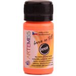 ARTEMISS Barva na textil neon (zářící pod UV světlem) 70 g 72 neon oranžová světlá – Zboží Dáma