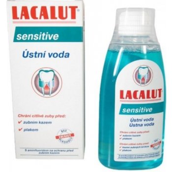 Lacalut Sensitive ústní voda pro citlivé zuby 300 ml