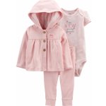 Carter's Set 3dílný mikina teplákbody kr. rukáv Pink Butterfly dívka LBB – Zboží Mobilmania