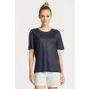 Dámská Trička GANT LINEN SS T-SHIRT modrá