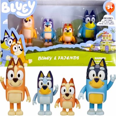 BLUEY A BINGO RODINA BLUEY CHILLI BANDIT TÁTA MAMINKA – Zboží Dáma