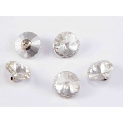 Luxusní krystalový knoflík - světlý krystal - průměr 1,7 cm – Zboží Dáma