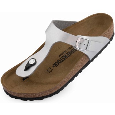 Birkenstock dámské Pantofle Gizeh silver