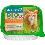 ZooRoyal Bio kuřecí maso s krůtím masem 16 x 100 g – Hledejceny.cz
