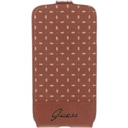 Pouzdro Guess Gianina Flip Samsung i9505 Galaxy S4 Cognac