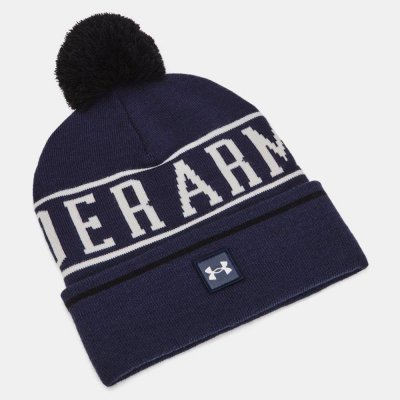 Under Armour Halftime Pom beanie Midnight Navy/Summit White/White – Zboží Mobilmania