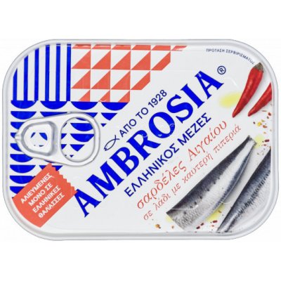 Vialco Ambrosia sardinky v rostlinném oleji pikantní 100 g – Sleviste.cz