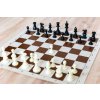 Šachy Šachová souprava komplet střední hnědá