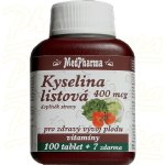 MedPharma Kyselina listová 400 µg 107 tablet – Hledejceny.cz