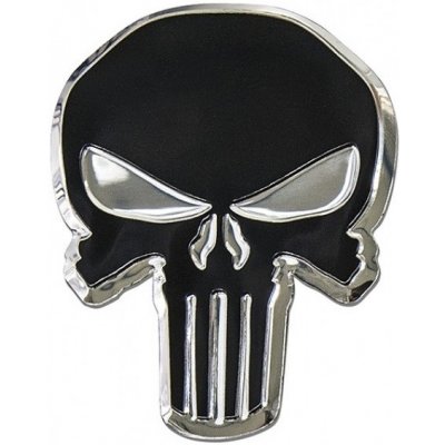 Avisa Hliníkové samolepící 3D logo PUNISHER - – Zbozi.Blesk.cz