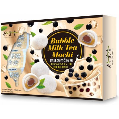 Bamboo House Mochi rýžové koláčky s příchutí mléčného čaje 240 g – Zboží Dáma