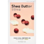 Missha Airy Fit Sheet Mask Shea Butter plátýnková maska s výtažkem bambuckého másla 19 g – Zbozi.Blesk.cz