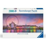 RAVENSBURGER Panoramatické Barevný Londýn 2000 dílků – Zboží Dáma