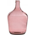 Růžová skleněná váza J-Line Sadona 30 cm – Hledejceny.cz