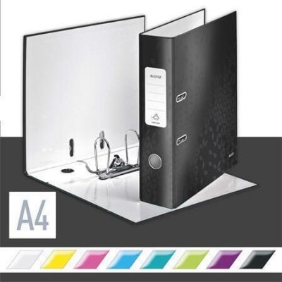 Leitz Pákový pořadač 180° WOW, A4/85mm černá – Zboží Živě
