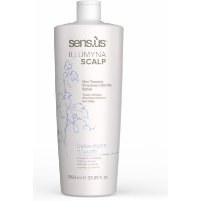 Sens.us Illumyna Scalp Detox Hydra Cleanser detoxikační a hydratační šampon 1000 ml