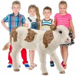 Schleich 13802 Simmental Calf – Zboží Mobilmania