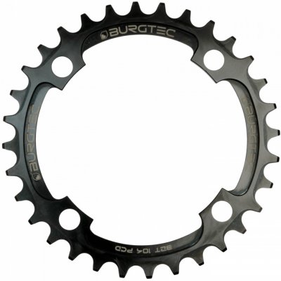 Převodník BURGTEC 104MM BCD THICK THIN Barva: Burgtec Black, Velikost převodníku: 32T – Hledejceny.cz