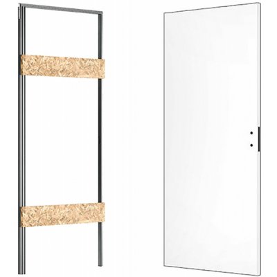 Ermetika Skryté zárubně xREVERx + skryté dveře 800 mm 1970 mm – HobbyKompas.cz