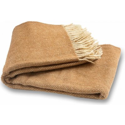 Balkanova Vlněná deka Elma 14 pískově žlutá 170x130 – Sleviste.cz