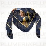 Plumeria Šátek Vermeer Girl wiht A Pearl Earring – Zbozi.Blesk.cz