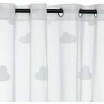 Záclona Atmosphera s obláčky do dětského pokoje 140x240 cm lehká dekorace okna – Hledejceny.cz