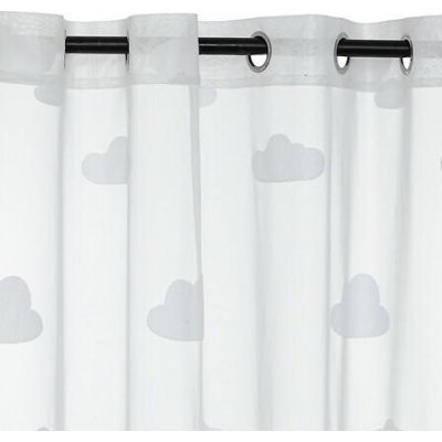 Záclona Atmosphera s obláčky do dětského pokoje 140x240 cm lehká dekorace okna – Hledejceny.cz