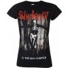 Dámské tričko s potiskem ROCK OFF Slipknot The Gray černá