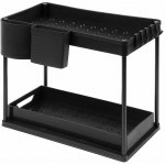 Ruhhy 26102 Dvoupatrový organizér pod dřez, s výsuvnou policí, černý – Hledejceny.cz