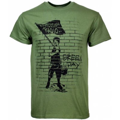 Green Day tričko Flag Boy zelená
