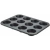 Pečicí forma Perfect Home Plech na muffiny 12 ks s nepřilnavým povrchem Black 12548