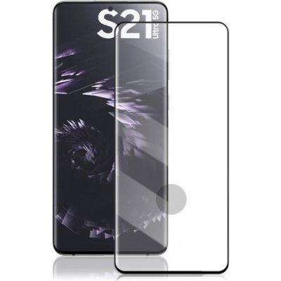 VSECHNONAMOBIL 3D Tvrzené sklo Samsung Galaxy S21 Ultra 5G černé 29382 – Zboží Živě