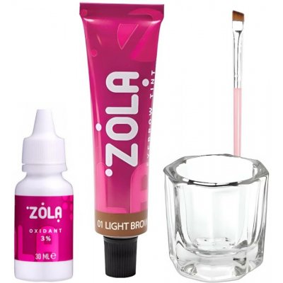 Zola henna na obočí 02 Light brown světle hnědá 5 g – Zboží Dáma