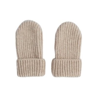 Lodger Mittens Folklore Merino Wool Beige – Zboží Dáma