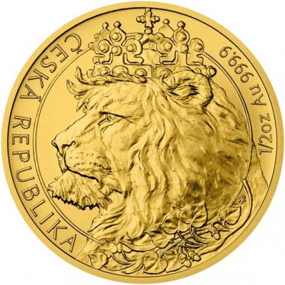 Česká mincovna Zlatá mince Český lev stand 1/2 oz – Zboží Mobilmania