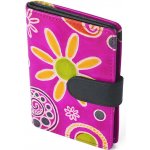 Nivasaža Kožené pouzdro na doklady Nivasaža N124-SNT-PFB růžové – Zboží Živě