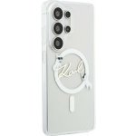 Karl Lagerfeld IML KC Script MagSafe pro Samsung Galaxy S26 Ultra průhledný KLHMS26L5HKSCAH – Zboží Živě