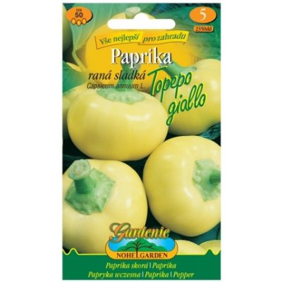 Nohel Garden Paprika zeleninová raná sladká TOPEPO GIALLO, žlutá – Zboží Mobilmania