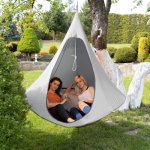 KondeKondela Klorin New Big Size Cacoon Hammock světle šedá – Sleviste.cz