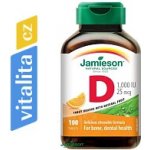 Jamieson Vitamín D3 1000 IU pomeranč cucací 100 tablet – Hledejceny.cz