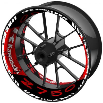 M-Style jednodílné polepy na kola KAWASAKI Z750 | Zboží Auto