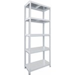 Biedrax Regál 50 x 75 x 240 cm 5 polic – Hledejceny.cz