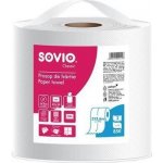 Papírové utěrky, bílá, 2-vrstvé, 212,6 m, průměr 26,5 cm, 1 role, SOVIO PP20907 574539 – Zboží Mobilmania