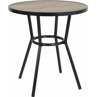 Hendi Gastrofans Kulatý venkovní stůl Bolero Marston černý, 70 cm – Hledejceny.cz