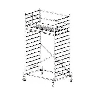 Lešení 5,4 m Stabilo 50, 2,5 x 1,5 m – HobbyKompas.cz