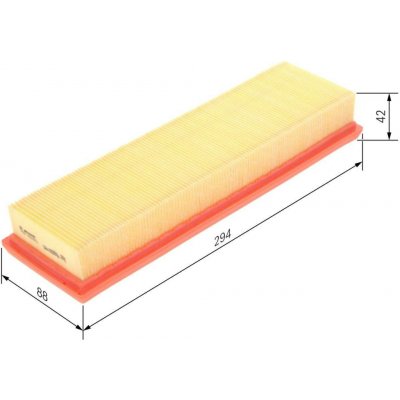 Vzduchový filtr BOSCH 1 457 433 623 – Sleviste.cz