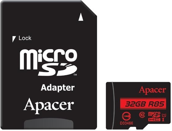 Apacer microSDHC 32 GB UHS-I U1 AP32GMCSH10U1-R