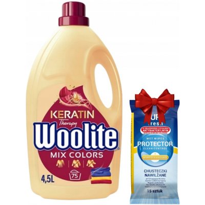 Woolite Keratin Therapy Mix Colors prací gél 75 PD 4,5 l – Zboží Mobilmania