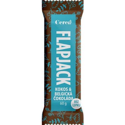Cerea Flapjack Kokos a belgická čokoláda bezlepkový 60 g – Zboží Dáma